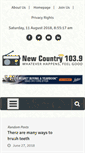 Mobile Screenshot of newcountry1039.com